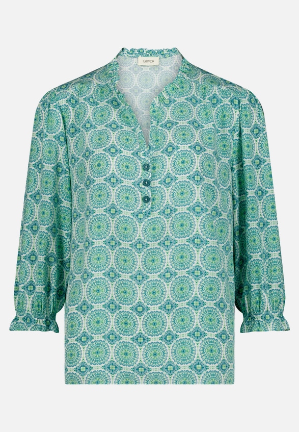 Casual-Bluse mit Raffung / Vorderseite