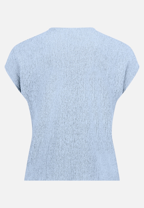 Kurzarm-Shirt mit Raffung / Rückseite