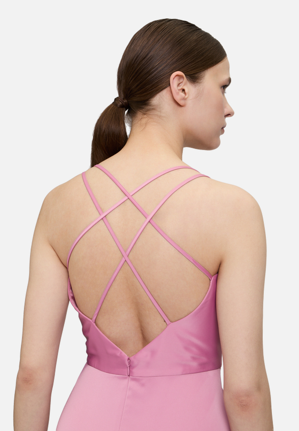 Abendkleid mit V-Ausschnitt / Detailbild