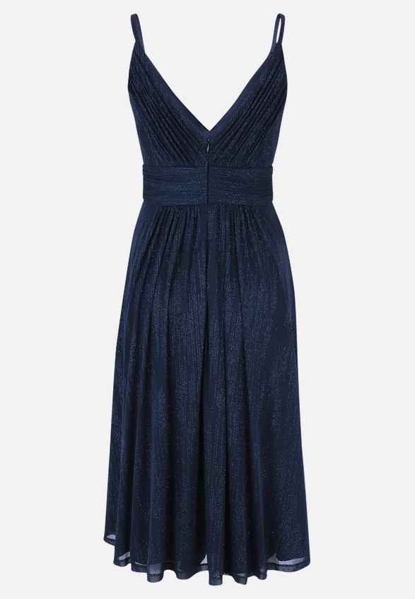 Abendkleid im Glitzer-Look / Rückseite