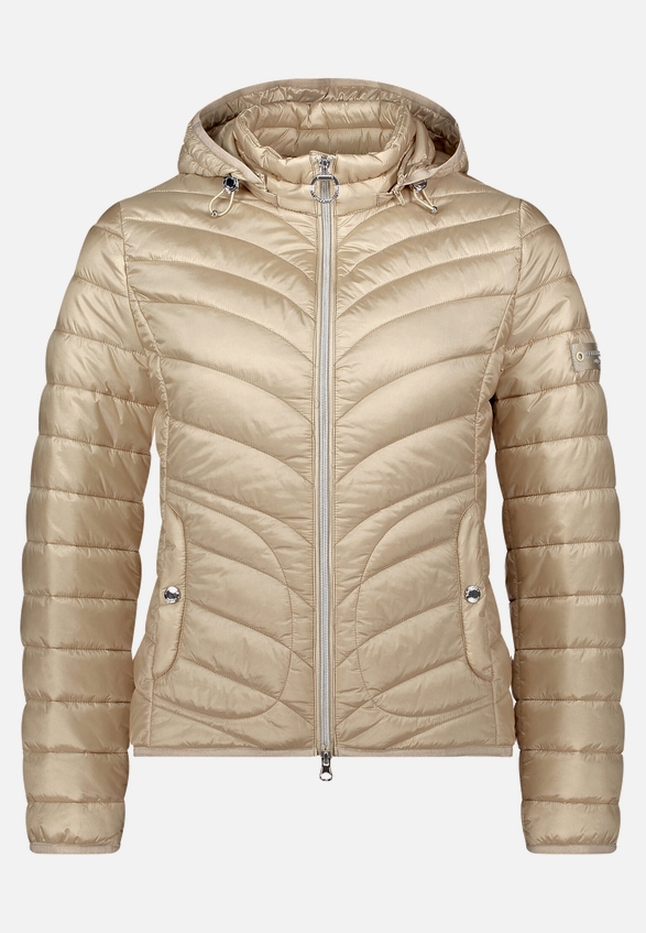Outdoorjacke mit abnehmbarer Kapuze / Vorderseite