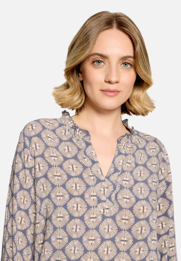 Casual-Bluse mit Raffung / Detailbild