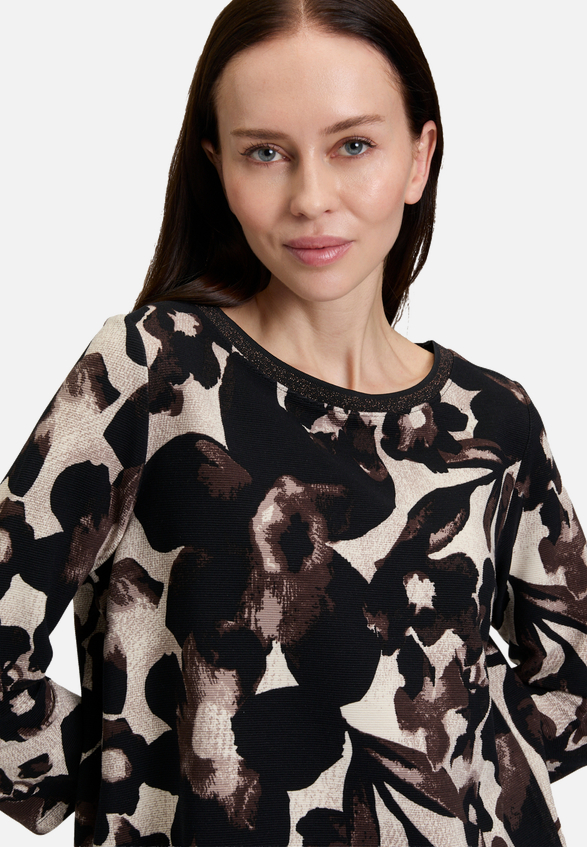 Sweatshirt mit Rippenstruktur / Detailbild