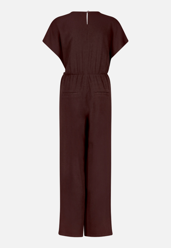 Jumpsuit mit Schnalle / Rückseite