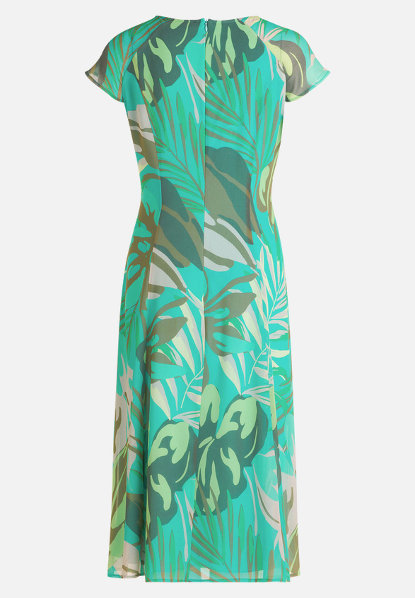 Chiffonkleid figurbetont / Rückseite