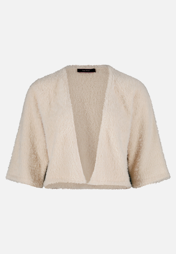 Strick-Cardigan mit 3/4 Arm / Vorderseite