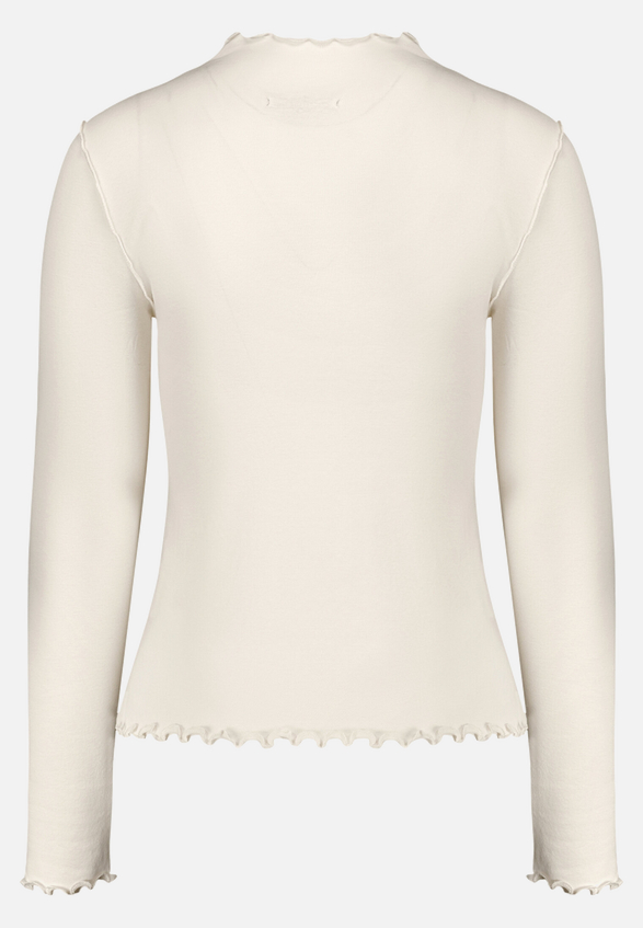 Langarm-Shirt mit Kräuselsaum / Rückseite