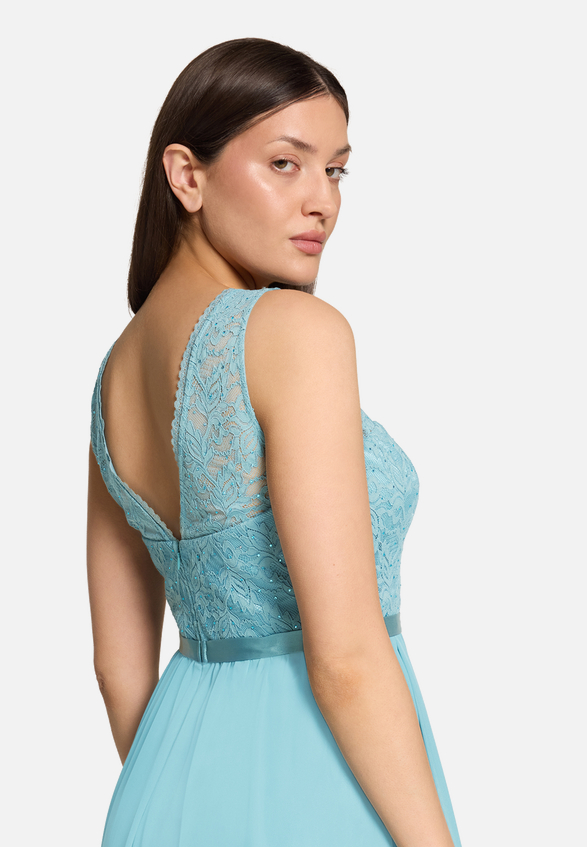 Cocktailkleid mit Spitze / Detailbild