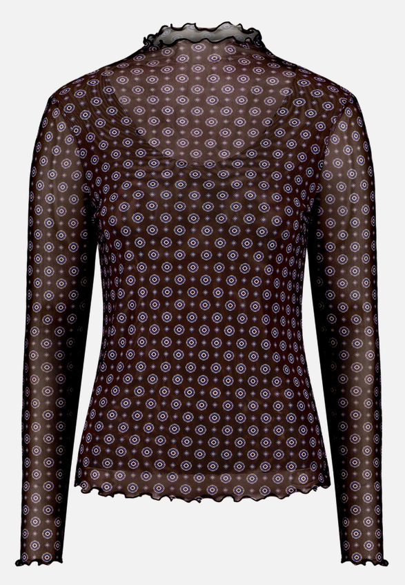 Halbarm-Shirt mit Muster / Vorderseite