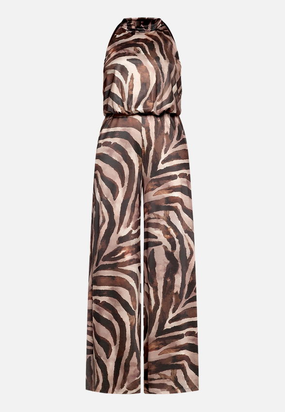 Jumpsuit mit Animalprint / Vorderseite