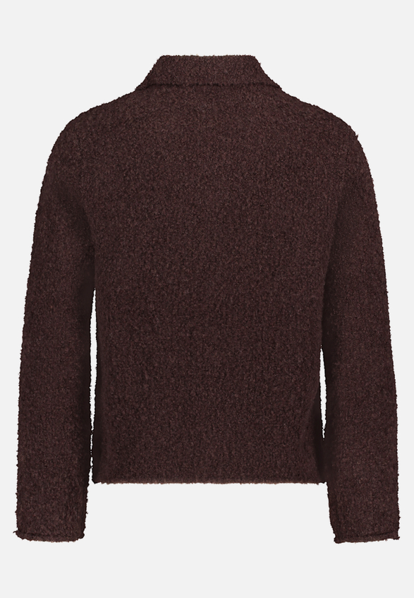 Cardigan mit Kragen / Rückseite