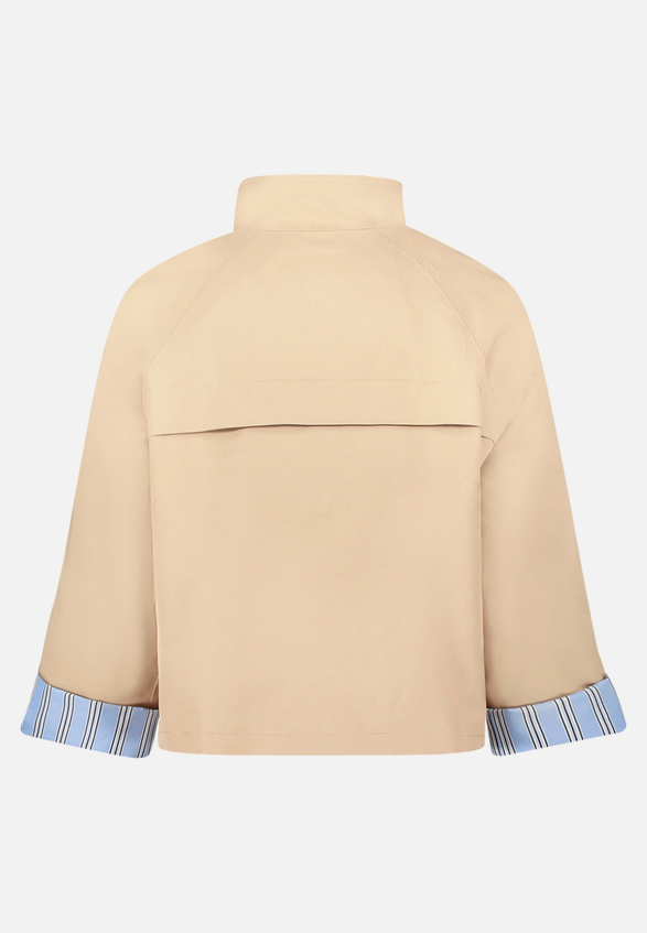 Casual-Jacke mit aufgesetzten Taschen / Rückseite