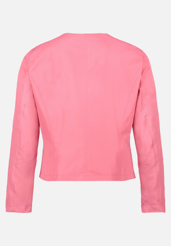 Bikerjacke mit Reißverschluss / Rückseite