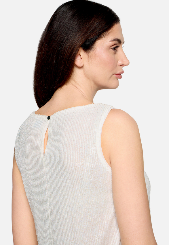 Pailletten-Top im Glitzer-Look / Detailbild