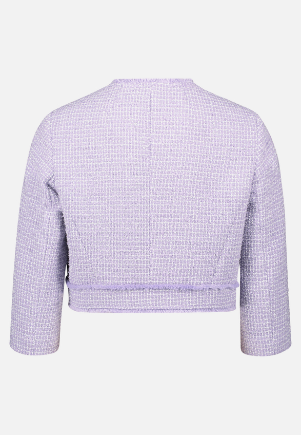 Bolero-Jacke mit aufgesetzten Taschen / Rückseite