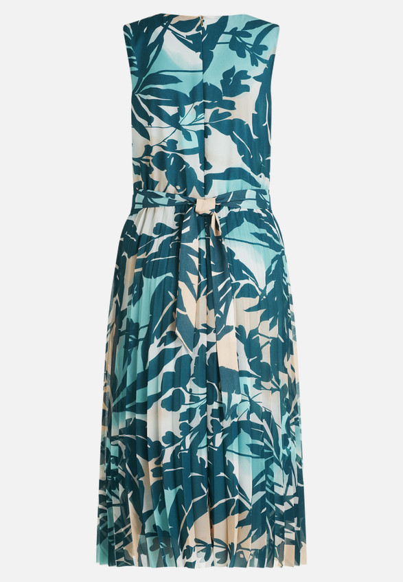 Chiffonkleid mit Plissee / Rückseite