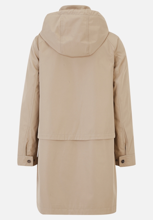 Outdoorjacke mit abnehmbarer Kapuze / Rückseite