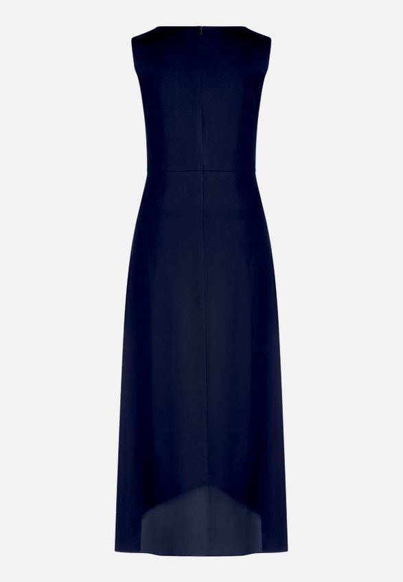 Cocktailkleid mit Raffung / Rückseite