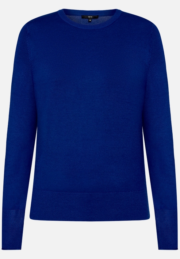 Basic-Pullover  mit Rundhalsausschnitt  / Vorderseite