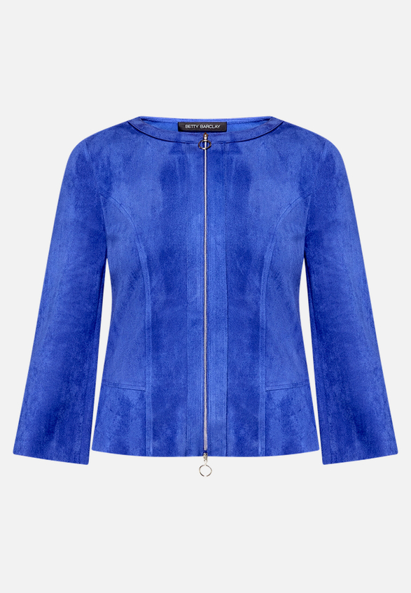 Blazer-Jacke mit Reißverschluss / Vorderseite