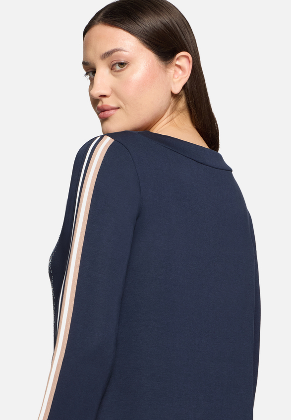 Jerseykleid mit 3/4 Arm / Detailbild