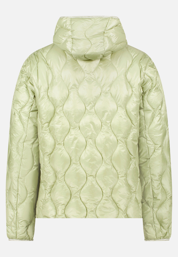Steppjacke mit Eingrifftaschen / Rückseite