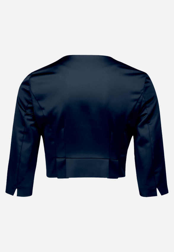 Bolero-Jacke mit Kellerfalten / Rückseite