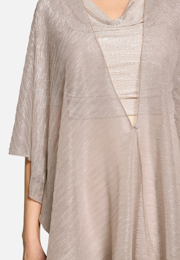 Cape im Glitzer-Look / Detailbild