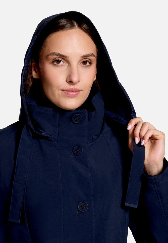 Funktionsjacke  mit abnehmbarer Kapuze / Detailbild