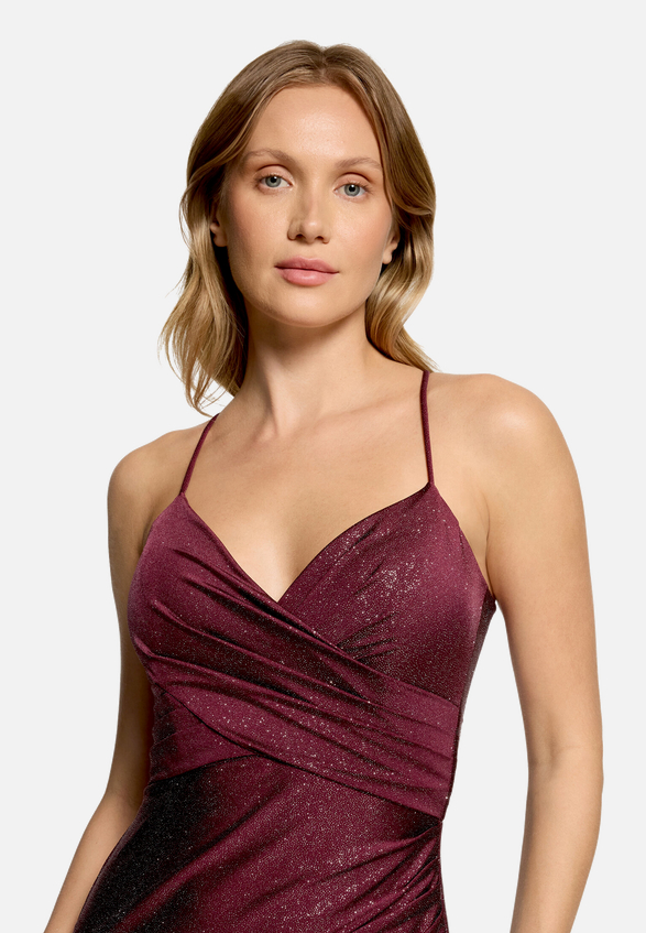 Abendkleid im Glitzer-Look / Detailbild