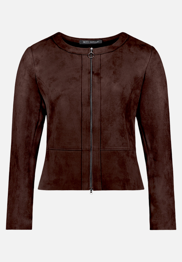 Taillierter  Blazer mit Reißverschluss  / Vorderseite