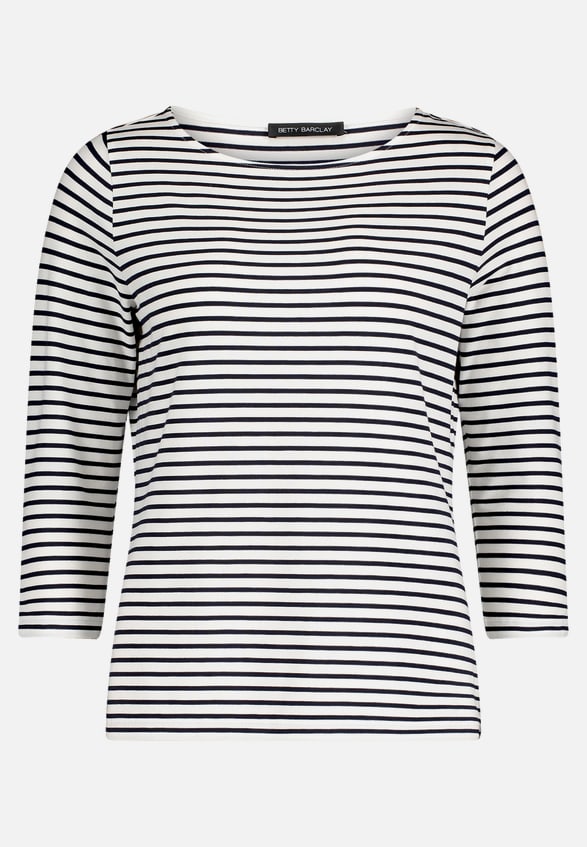 Basic Shirt mit Ringel / Vorderseite