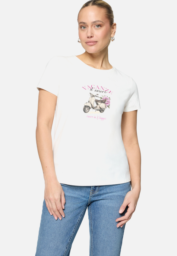 Shirt  mit Print  / Modellfoto Vorderseite