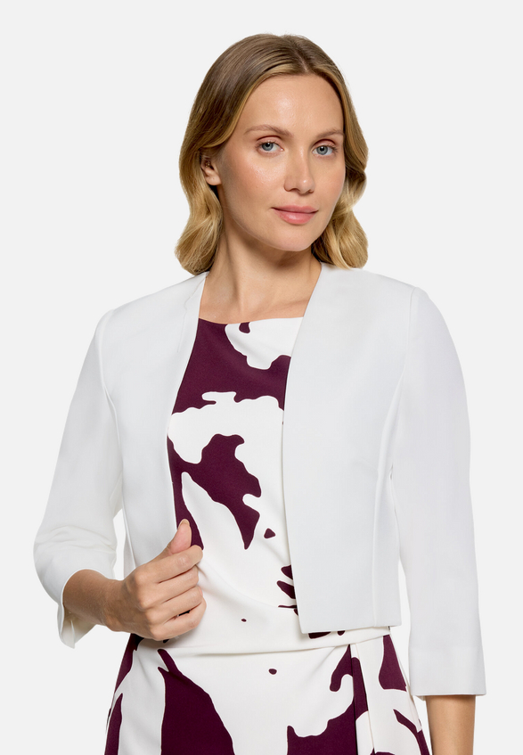 Bolero-Jacke mit Kellerfalten / Detailbild