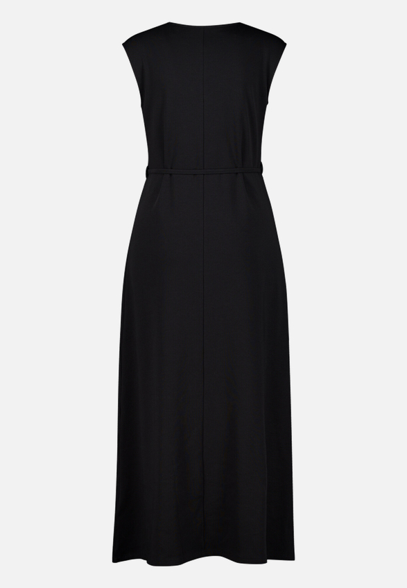 Jerseykleid  Maxi mit Bindegürtel / Rückseite