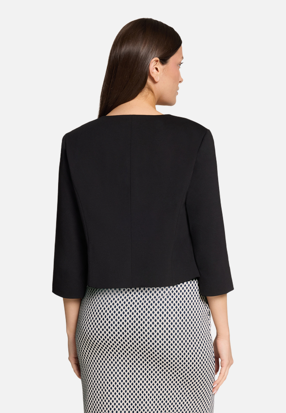 Blazer-Jacke mit 3/4 Arm / Modellfoto Rückseite
