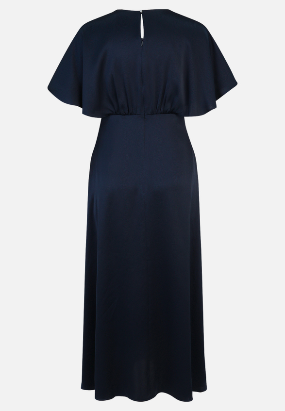 Cocktailkleid mit ausgestelltem Rock / Rückseite