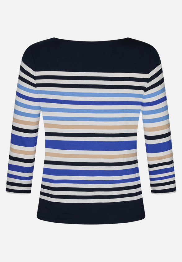 Basic Shirt mit U-Boot-Ausschnitt / Rückseite