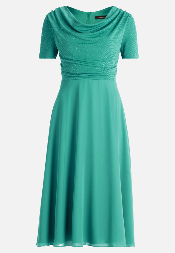 Cocktailkleid im Glitzer-Look / Vorderseite