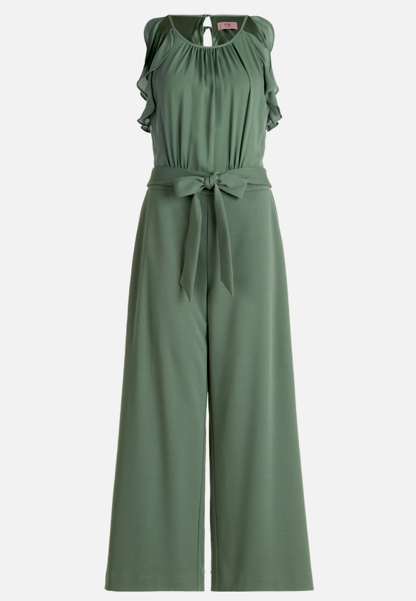 Jumpsuit mit Volant / Vorderseite