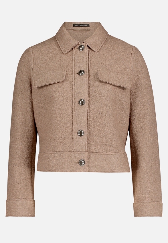 Blazer-Jacke mit aufgesetzten Taschen / Vorderseite