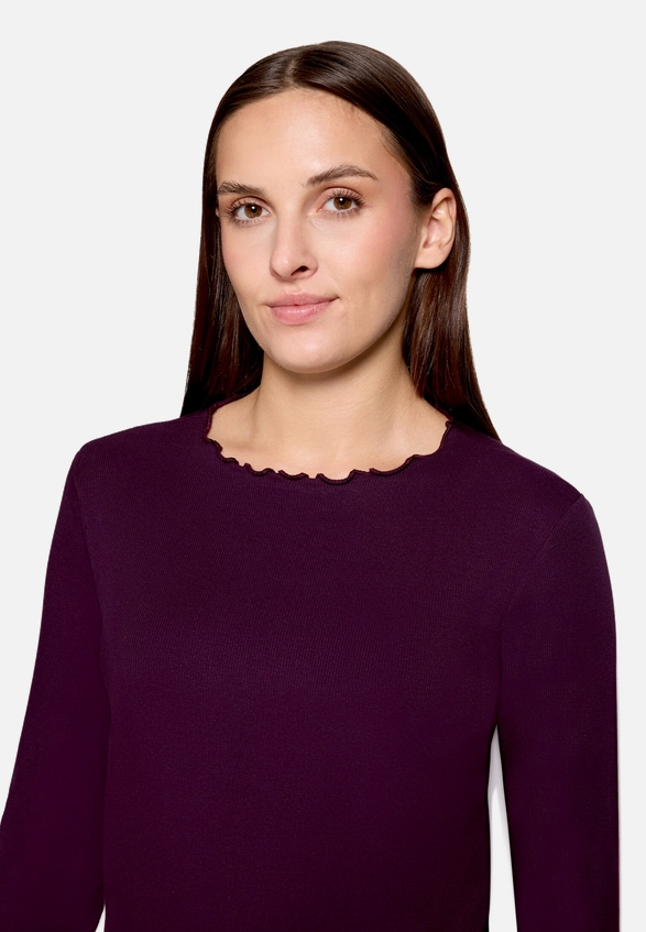 Langarm-Shirt mit Kragen / Detailbild