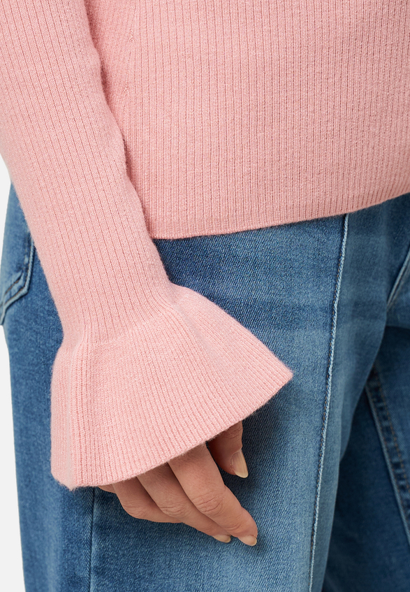 Pullover mit Volants am Ärmel / Detailbild