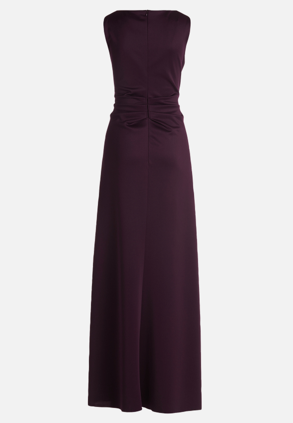 Abendkleid mit Volant / Rückseite