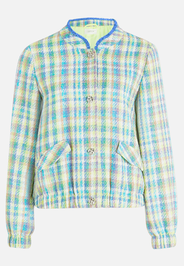 Blazer-Jacke kariert / Vorderseite