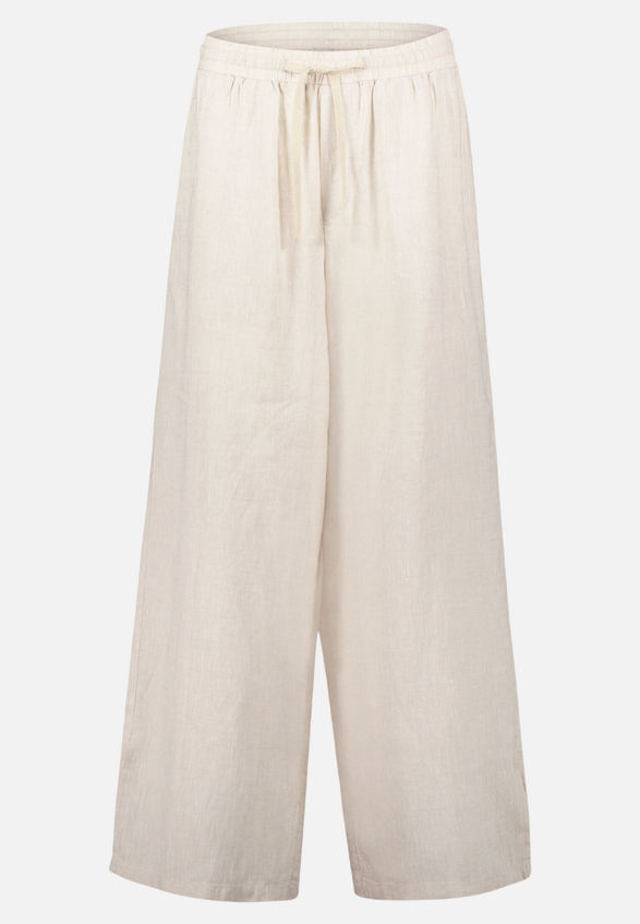 Leinenhose mit Taschen / Vorderseite