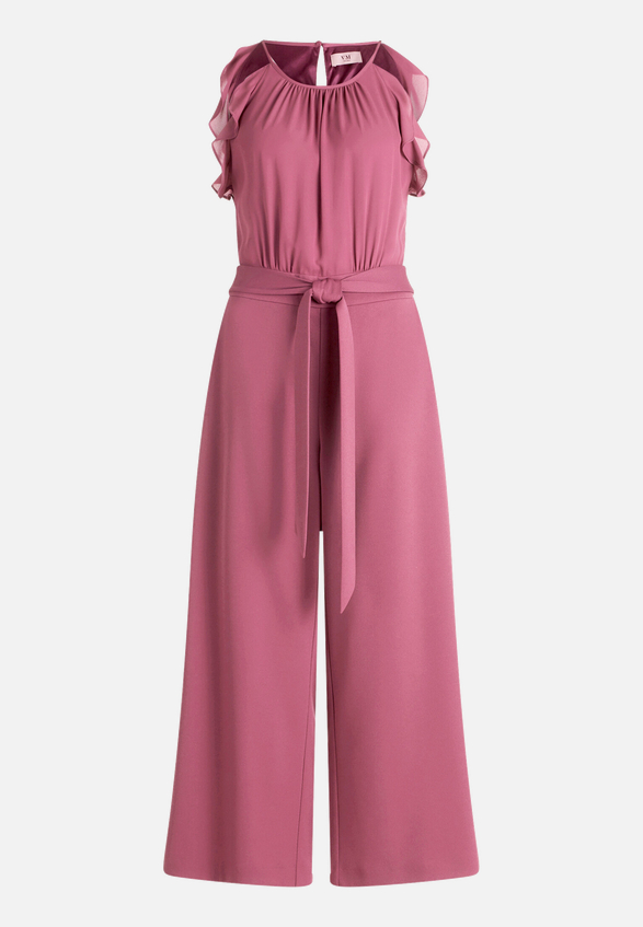 Jumpsuit mit Volant / Vorderseite