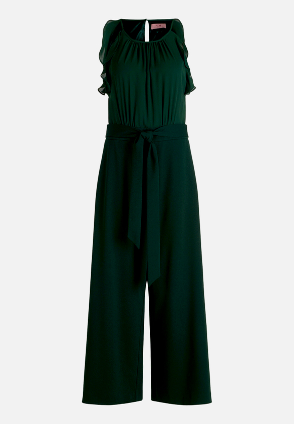 Jumpsuit mit Volant / Vorderseite