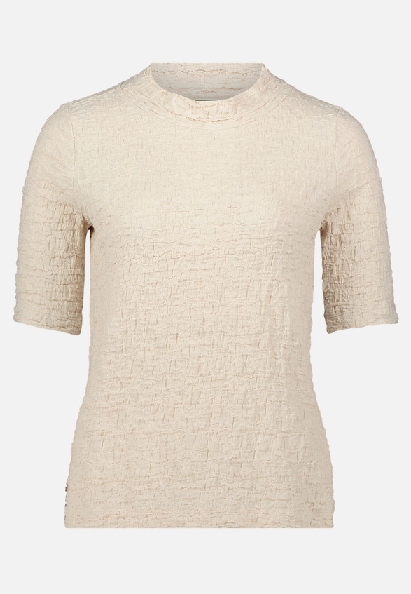Strukturshirt mit Stehkragen / Vorderseite