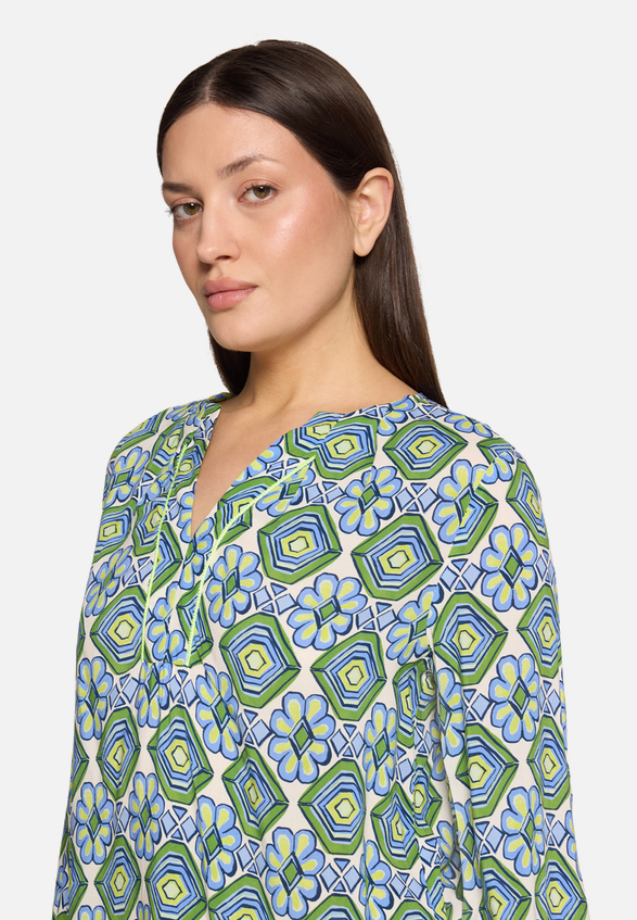 Casual-Bluse mit Muster / Detailbild